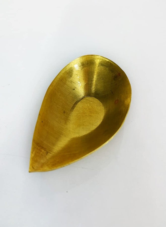 MAYAPURI 3-inch Handmade Brass Diya/Deepak for Daily Puja, Pital Pradip (Pack of 2) - Image 1